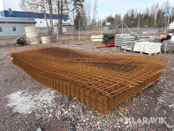 Armeringmattor Merksteijn 5950 x 2350 x 8 x 8 mm  ca 35 st