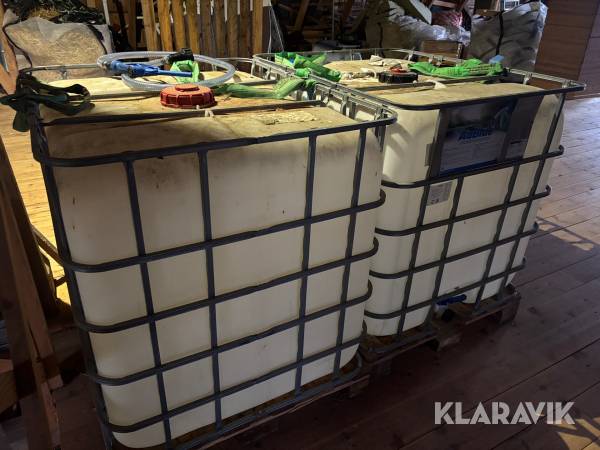 IBC-tank 1000 L - 2 stycken
