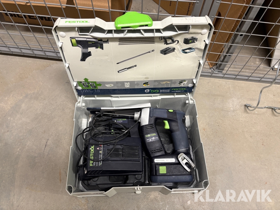 Skruvautomat Festool DWC 18-4500 med batteri + laddare
