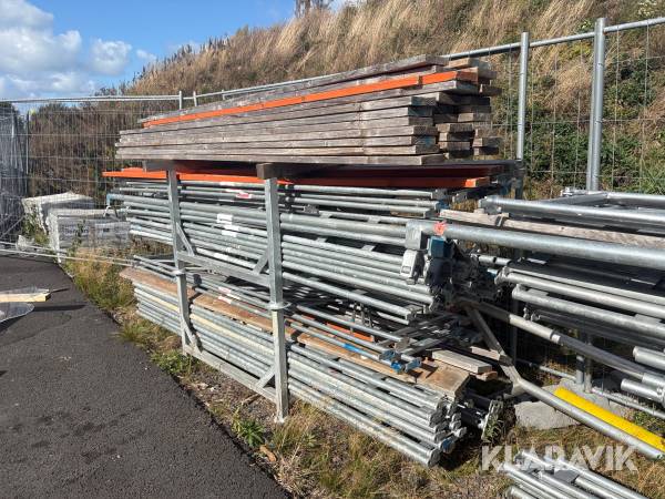 Byggställning tre sektioner 9 x 6 m Unihak