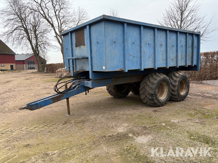 Kombikärra Gisebo TKC-1212 HS med tipp och bromsar