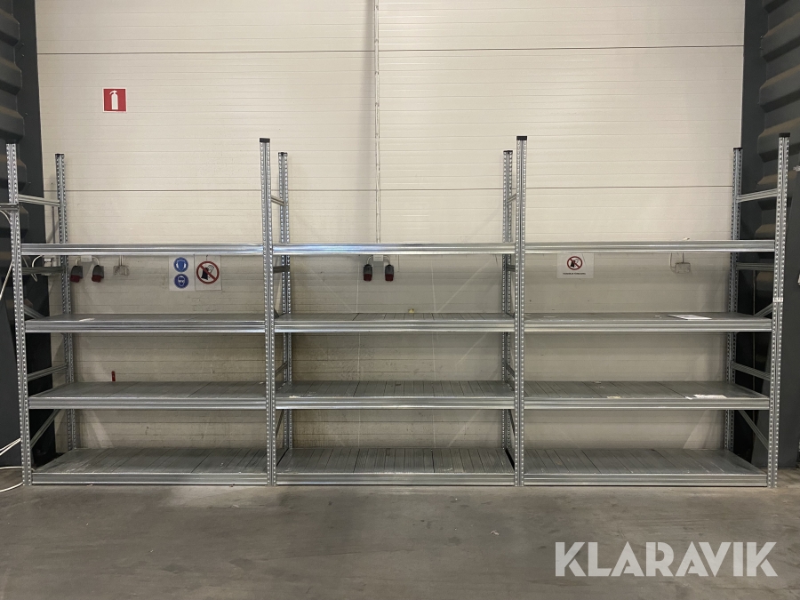 Lagerhylla 3 Sektioner Superhyllan RMS