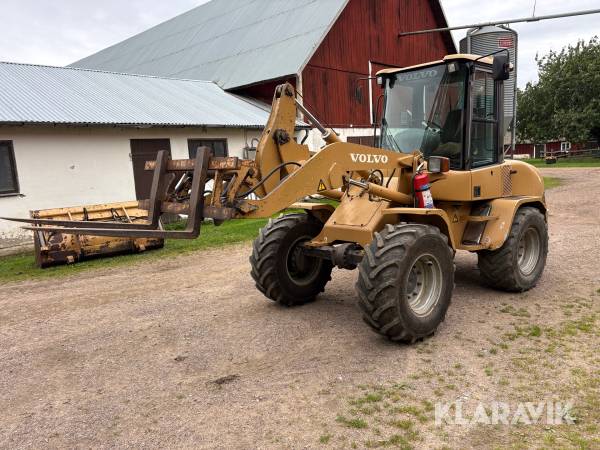 Hjullastare Volvo L35 Z med multiskopa & gafflar