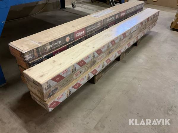 Parkett- och trägolv Kährs Ek, ca 5+10 m2