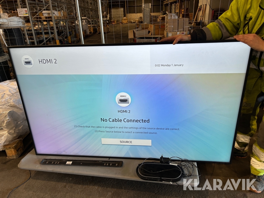 Storbildsskärm HD Samsung QB75R