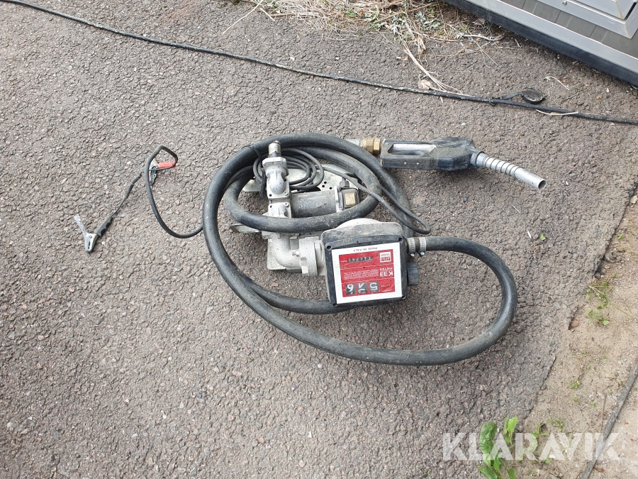 Dieselpump 12 volt Piusi Italy med räkneverk