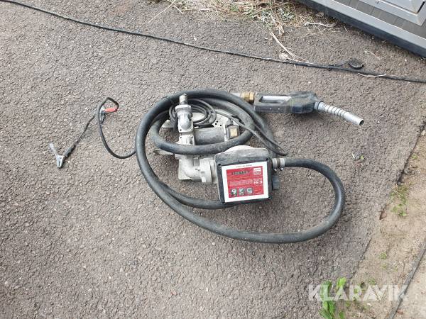 Dieselpump 12 volt Piusi Italy med räkneverk