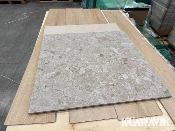 Granitkeramikplattor Terrazzo warm 60×60 45m²