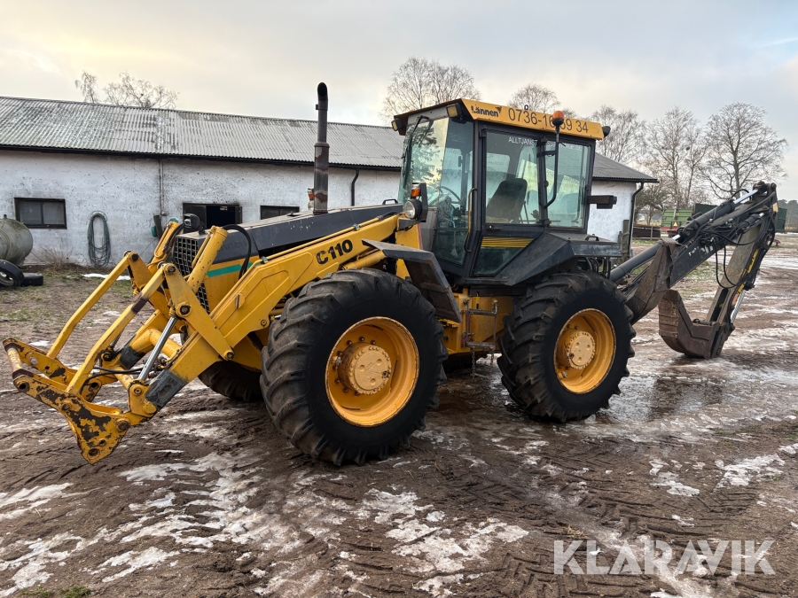 Grävlastare Lännen C110 med redskap