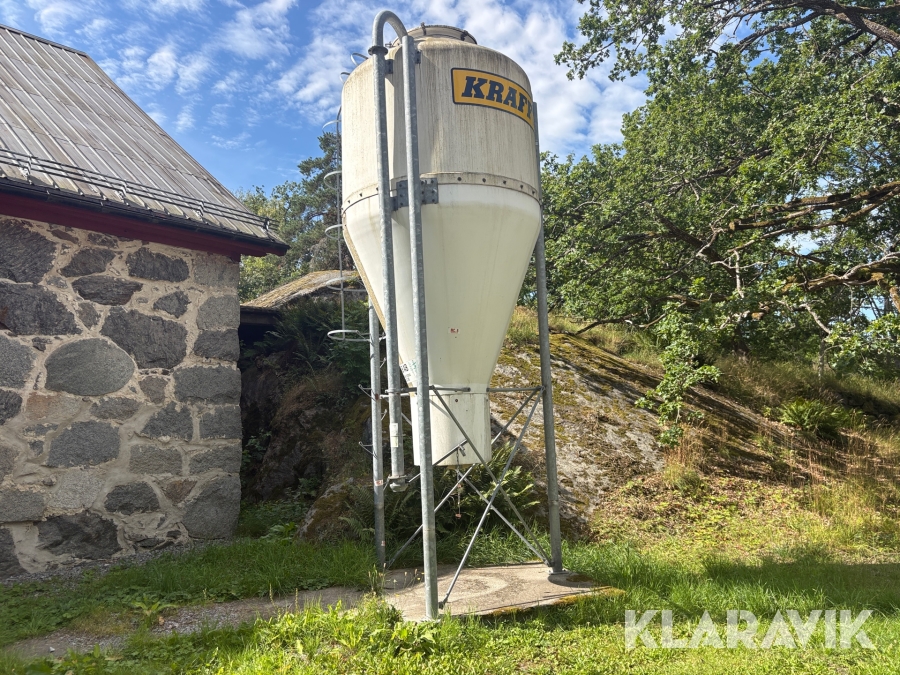 Silo för kraftfoder Kraft 3 m3