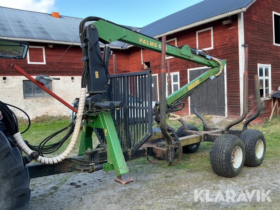 Huggarvagn Palmse 90 med kran 655