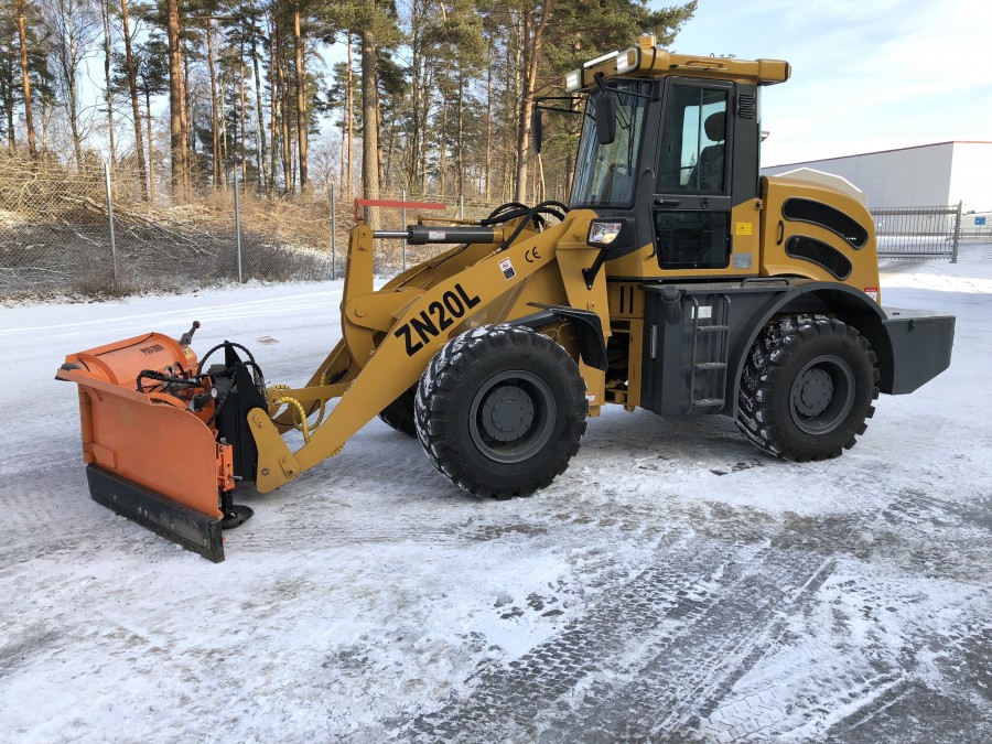 Hjullastare ZN20L Vikplog / 2 Skopor / Gafflar