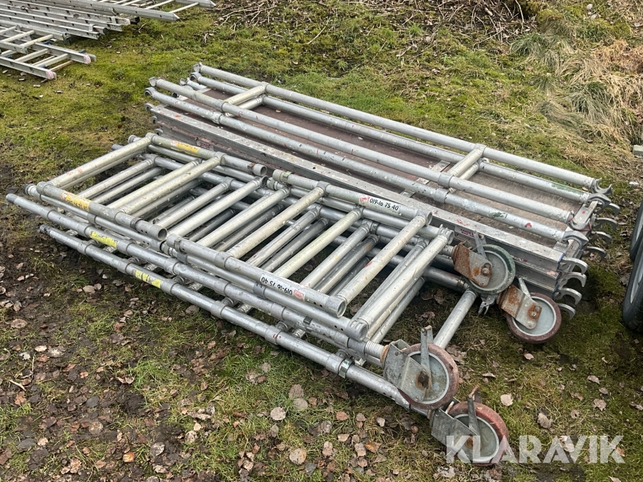 Aluminium Rullställning 6,0m enkelbredd