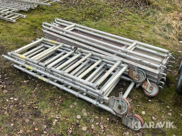 Aluminium Rullställning 6,0m enkelbredd