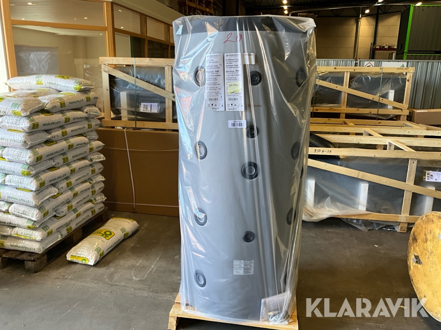 Ackumulatortank Eldom Invest BCS 500K80 för värmesystem, 476 L, med solslinga