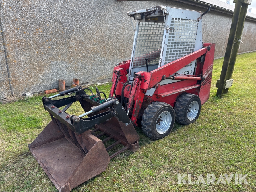 Kompaktlastare Gehlmax SL 1620 med redskap