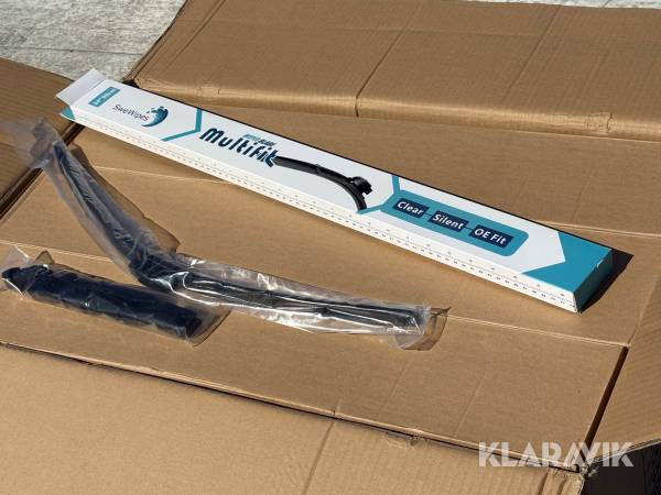 Kartong med Torkarblad SweWipes 24” 60st