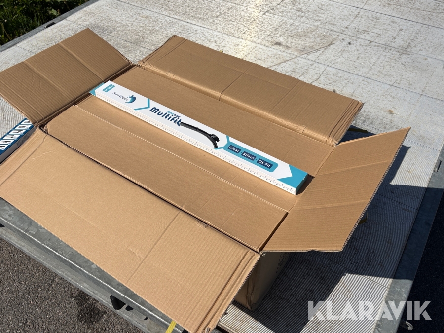 Kartong med Torkarblad SweWipes 24” 60st