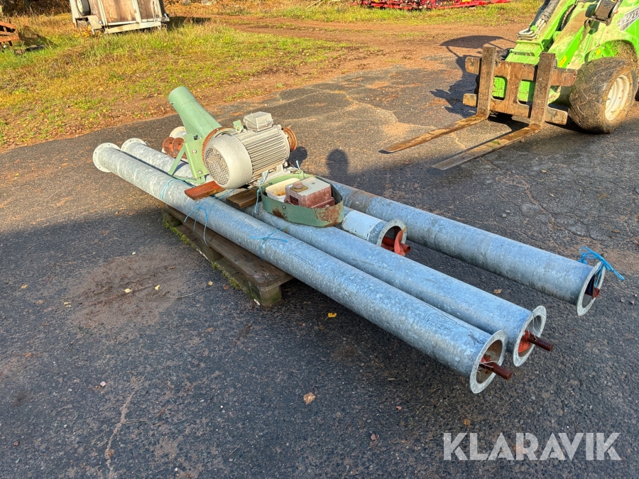 Spannmålsskruv 6 tum 11m