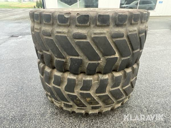 Entreprenaddäck Goodyear 23,5 R25 2 st