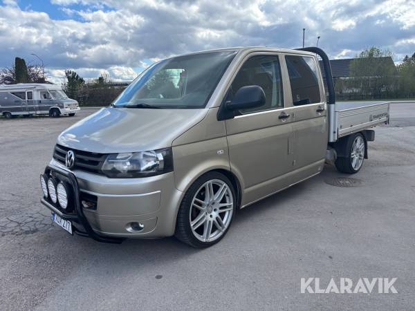 Flakbil Volkswagen Transporter T5 4 Motion 2.5tdi  nybesiktigad