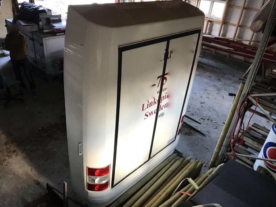 Skidbox skidlåda buss