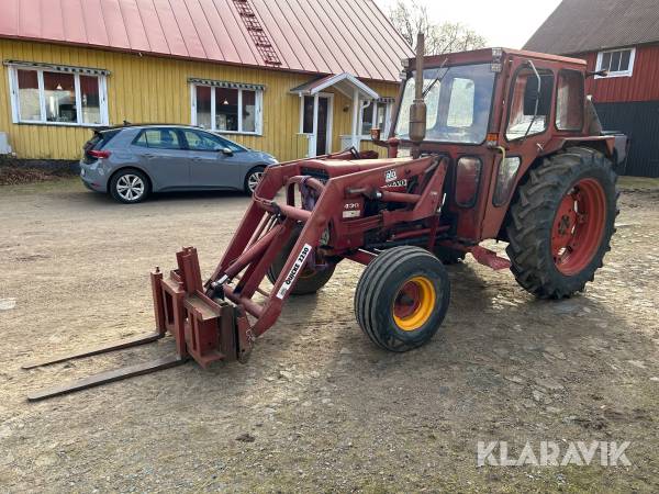 Veterantraktor Volvo BM 430 med frontlastare