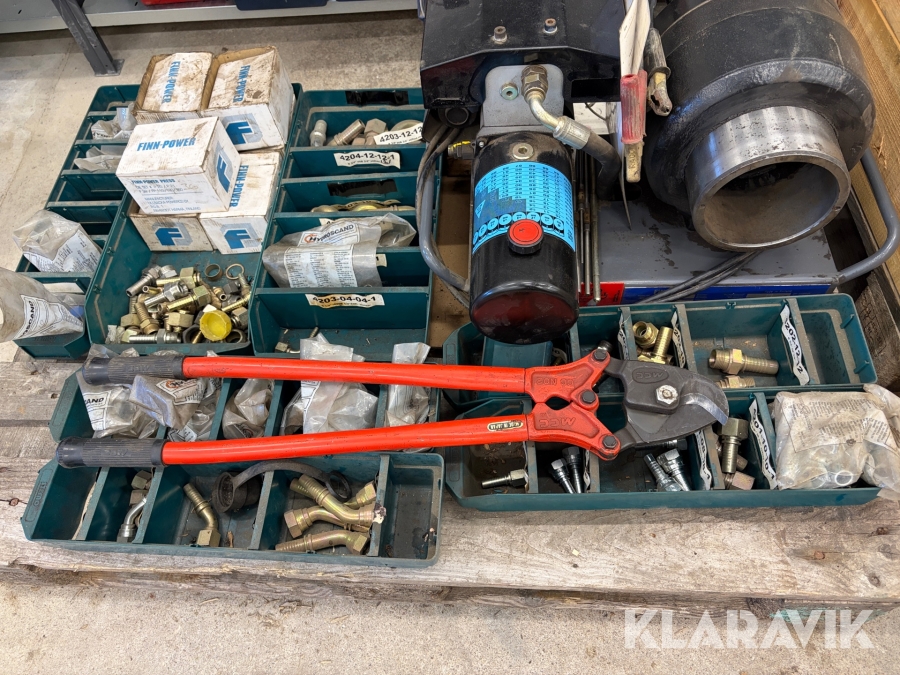 Hydraulisk slangpress 12 volt Finn Power P20CS30