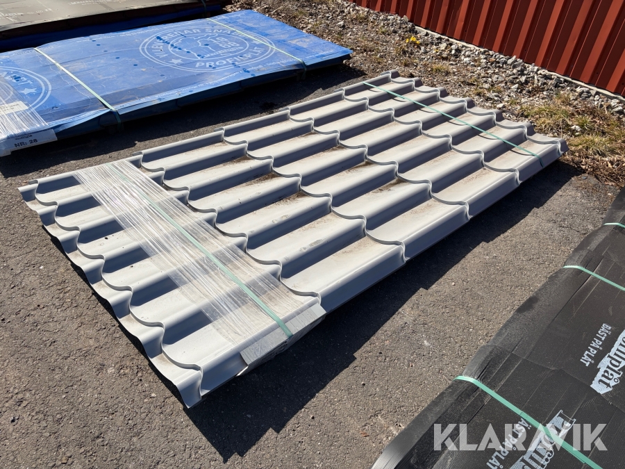 Sekund bunt med plåt President PE silver 45 10st