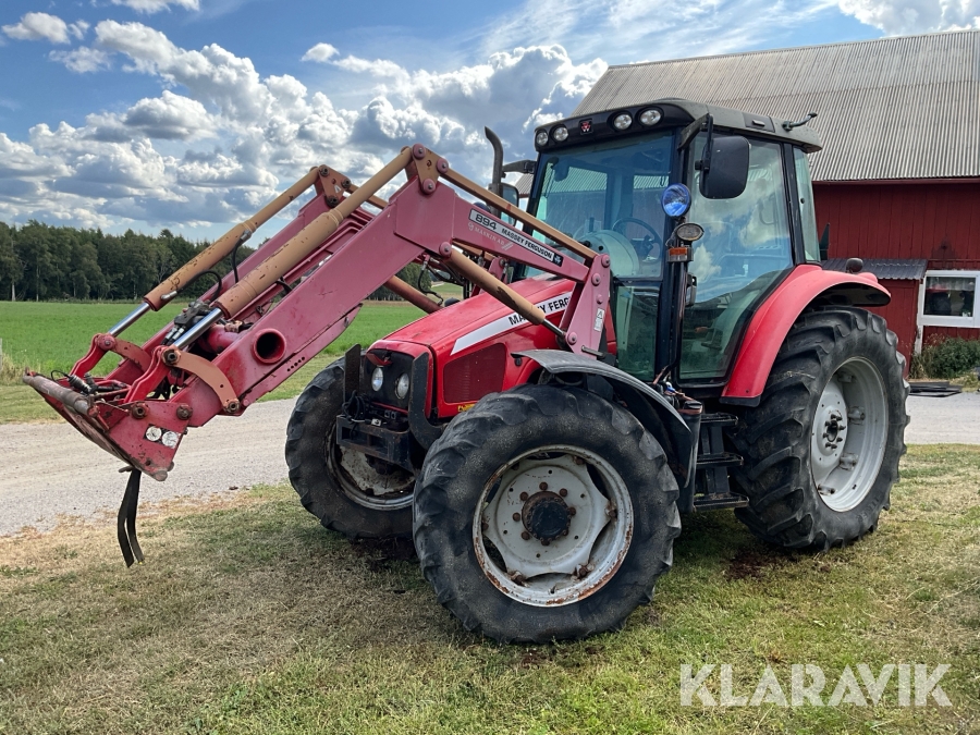 Traktor Massey Ferguson 6455 med lastare