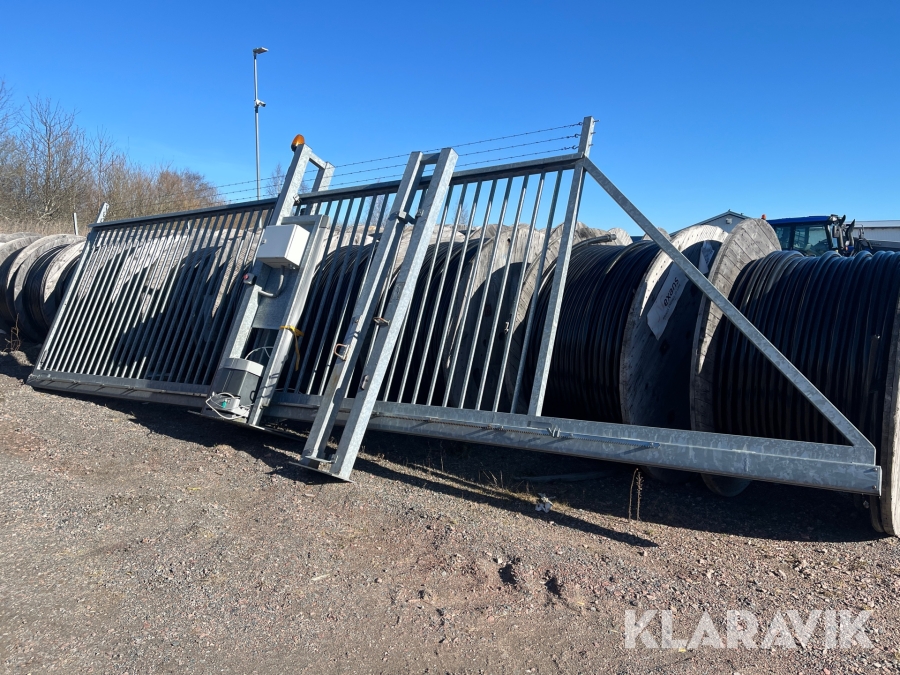 Skjutgrind med styrskåp