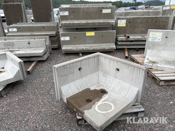 L-stöd 18 st samt ett hörn
