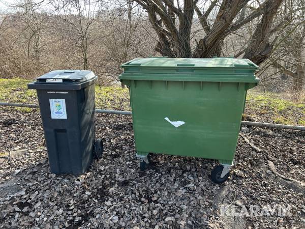 Sopkärl/soptunnor 2 st