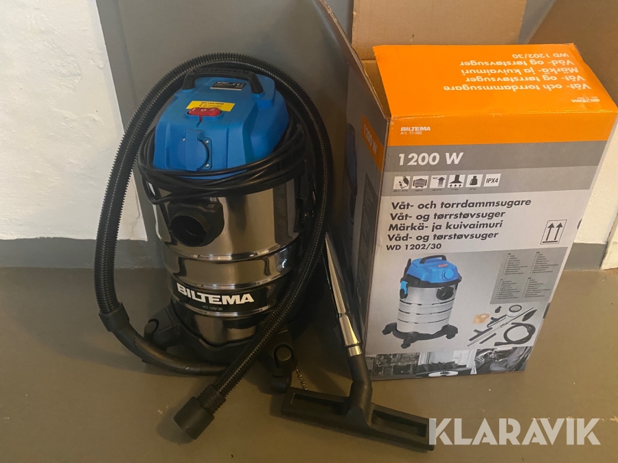 Våtdammsugare Biltema WD 102/30