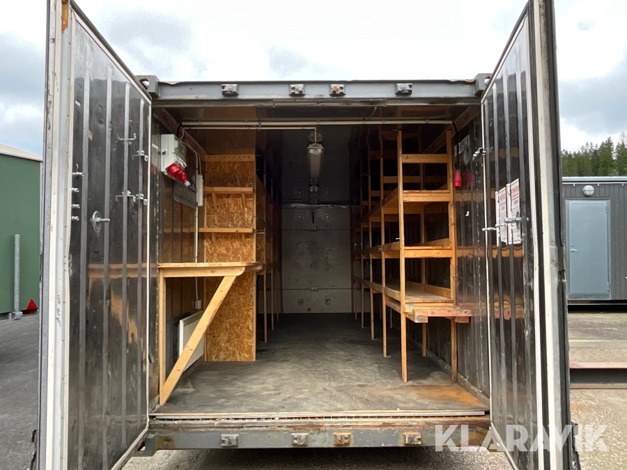 Container 20 fot, isolerad + inredning