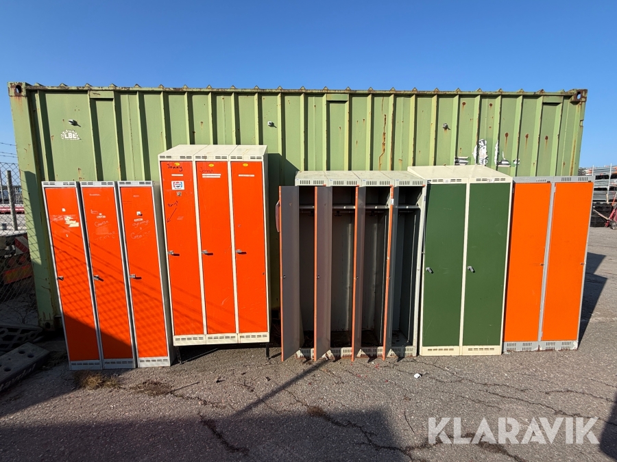 Klädskåp 14st 
