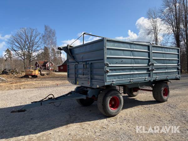 Tippvagn Gisebo 10 m3/8 ton med trevägstipp