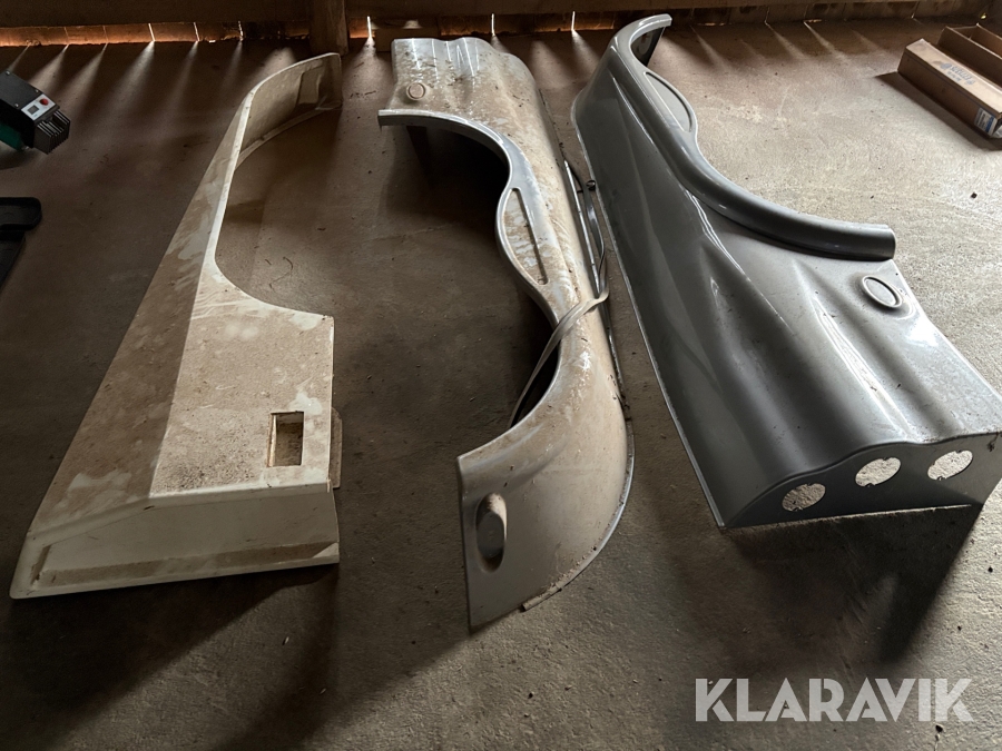 Skärmar till hästsläp 3 st