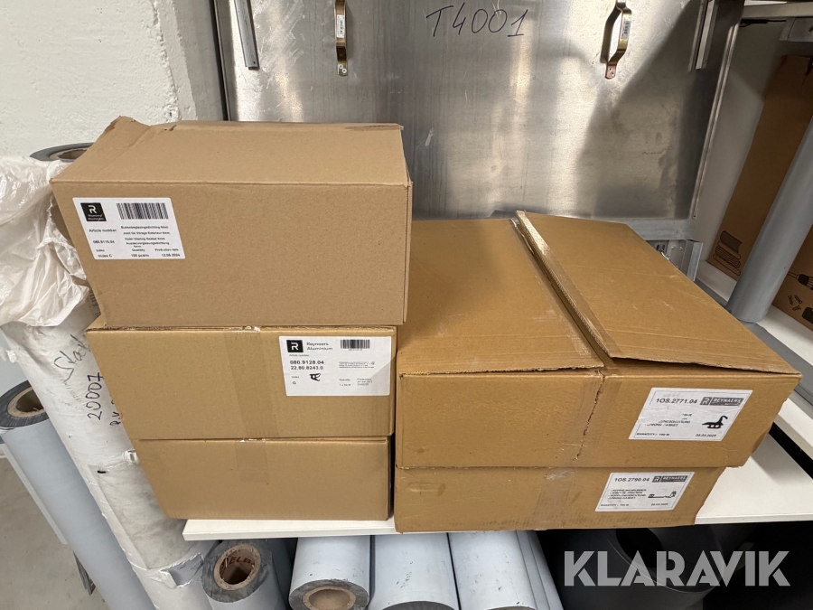 Parti Tätningslister olika sorterade Aluminium profiler Reynares