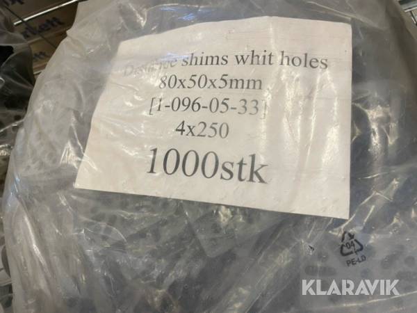 Distanser 80x50x5 mm 1000st