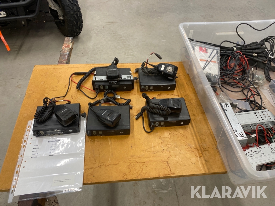 Komradio Motorola CM340 5 st