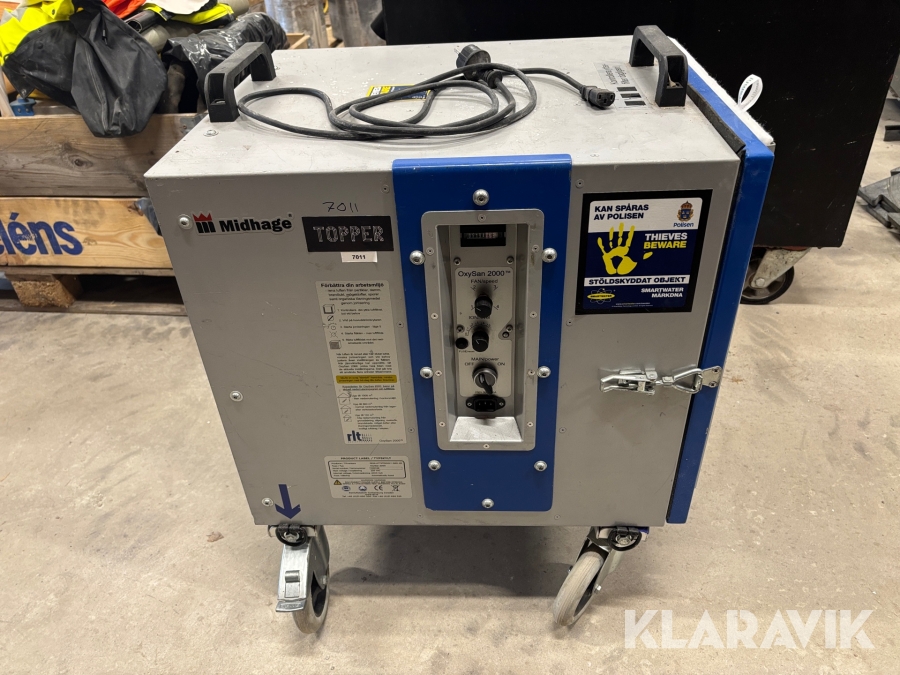 Joniserande luftrenare Midhage OxySan 2000