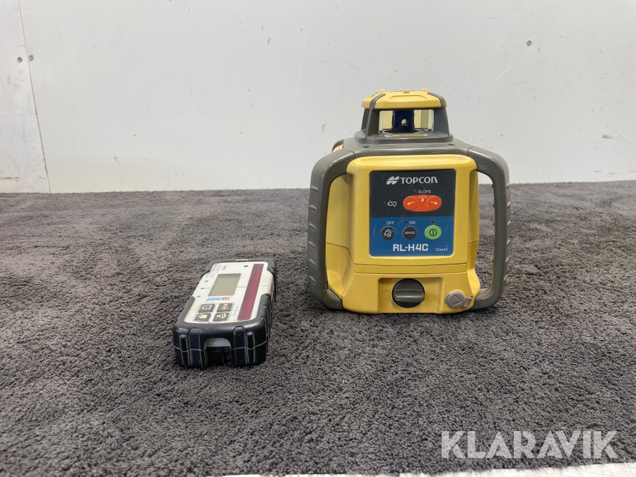Planlaser, lasermottagare Topcon, Androtec RL-H4C,MTR-125RF