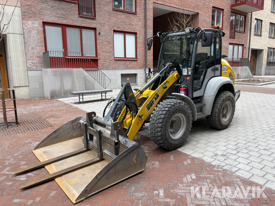 Hjullastare Kramer 5065e eldriven med Redskap, Nyservad