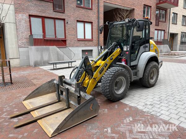 Hjullastare Kramer 5065e eldriven med Redskap, Nyservad