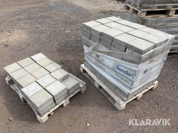 Marksten Benders 205 x 205 x 60 mm 1 st pall (ca 239 st)