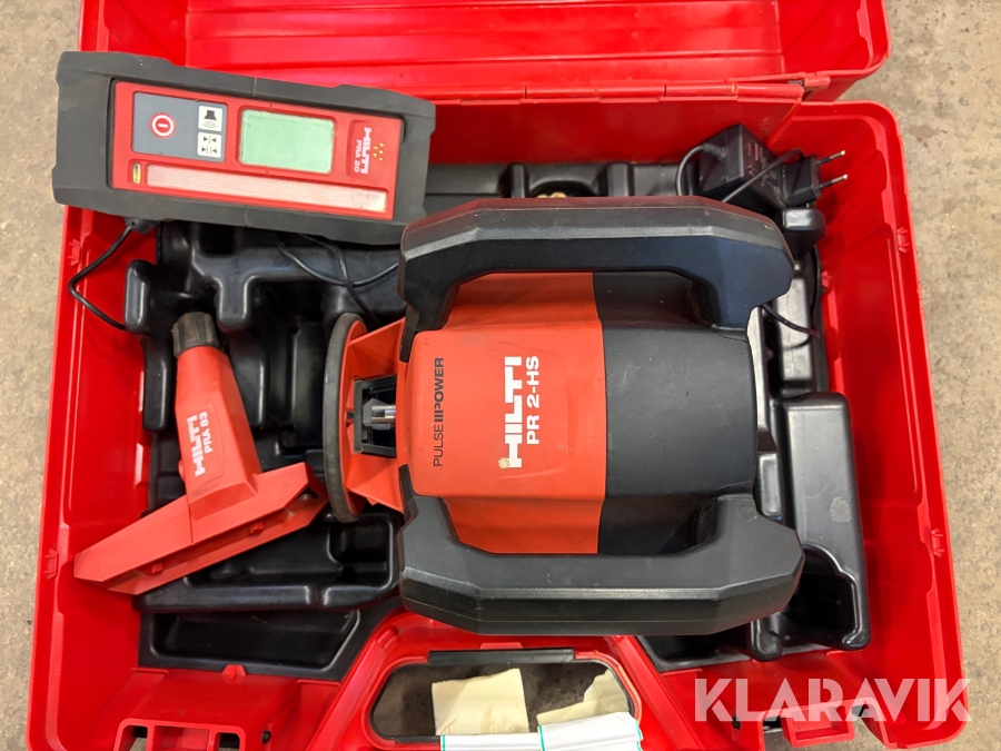 Planlaser 1 st,  Lasermottagare 1 st Hilti PR 2-HS / PRA 20