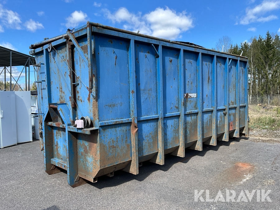 Lastväxlarcontainer 38kubik med lock