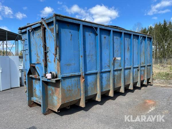 Lastväxlarcontainer 38kubik med lock