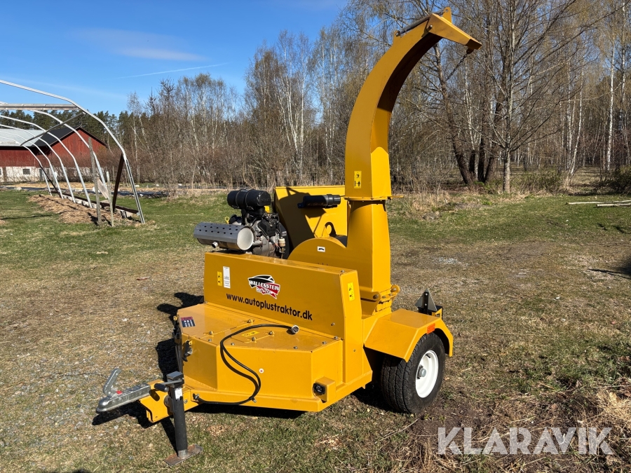 Flismaskin Wallenstein BXT 6238EU släpvagn